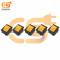 KCD4 16A 250V AC Yellow color 4 pin DPDT heavy duty plastic rocker switch with indicator pack of 5pcs