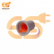 Orange color Potentiometer knob Rotary switch cap pack of 10pcs