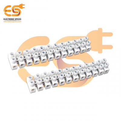 12 line 6A Electrical cable screw lock wire connector pack of 5pcs