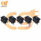 MADE IN INDIA 6A 250V black color 3 pin SPCO small copper rocker switch pack of 5pcs