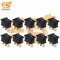 MADE IN INDIA 6A 250V black color 3 pin SPCO small plastic rocker switch Copper pins pack of 20pcs