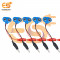 9V battery clip connector with two Alligator clip pack of 5pcs