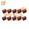 KCD1 6A 250V red color 3 pin SPCO small plastic rocker switches pack of 10pcs