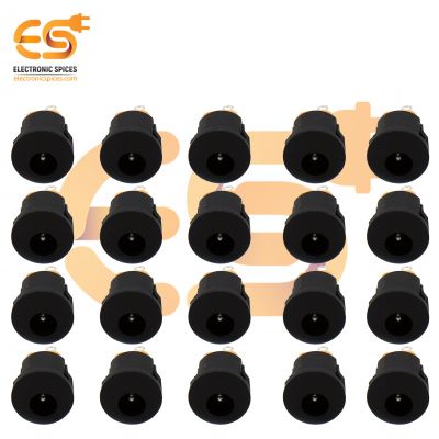 3.5mm Female jack 3 pin Push Panel mount DC powers connectors pack of 100pcs