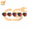 SPCO ON/OFF/ON 3 pin self lock push button switch pack of 5pcs