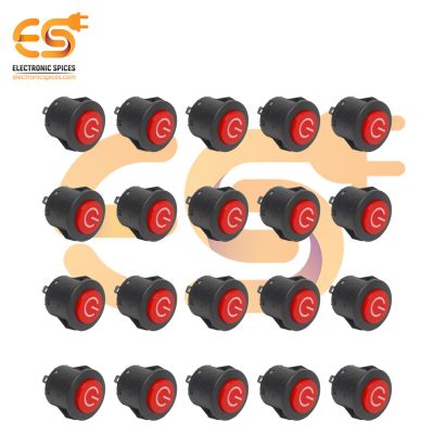 SPCO ON/OFF/ON 3 pin self lock push buttons switches pack of 100pcs