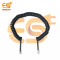 Landline phone handset cable 4P4C Telephone accessory Black coiled wire 8 ft uncoiled and 1.4 ft coiled