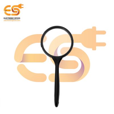 Small plastic Magnifier magnifying glass black color handheld 50mm