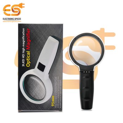 DT7665 3 LED High definition optical Large Magnifier magnifying glass