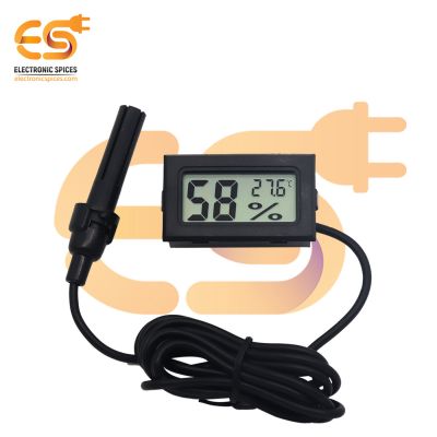 FY-12 Mini LCD Digital Thermometer Hygrometer with a probe sensor