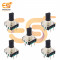 100K 360 degree Rotary encoder potentiometer D shape shaft handle 5 pin M274 pack of 5pcs