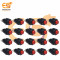 Momentary push to On Heavy duty button Red color horns switches pack of 100pcs