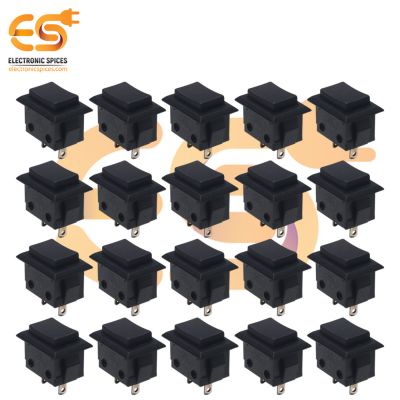 SPST momentary heavy duty rectangle shape Black color Push buttons switches pack of 100pcs