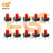 6 x 6 x 7mm Red color tactile momentary push button switches pack of 200pcs