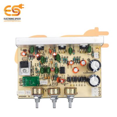 TDA2030 3 TR 2.1/4.1 Home theater 60 watt audio amplifier circuit board with Inbuilt bluetooth and 3 potentiometer controller