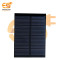99mm x 69mm 6V 180mAh rectangle shape polycrystalline mini solar panel with wire connection bolts