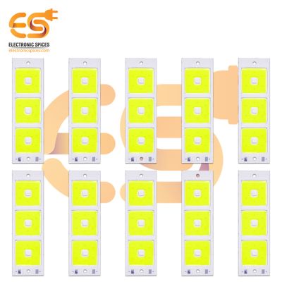 4V DC LED Square shape High brightness LED Aluminum Yellow bead COB strip lights bulbs pack of 100pcs