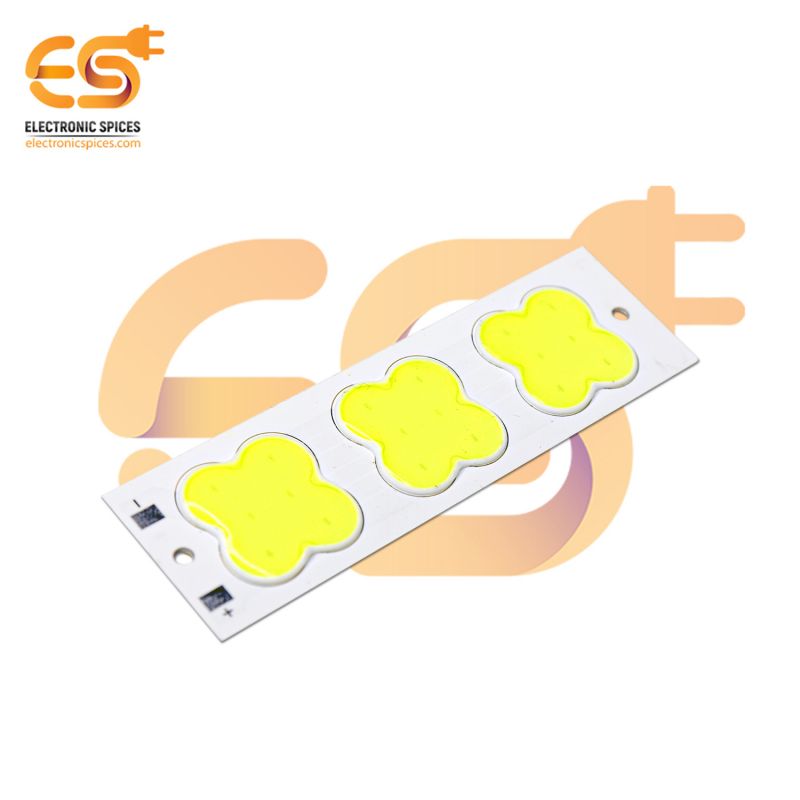 4V DC LED Butterfly shape High brightness LED Aluminum Yellow bead COB strip light bulb pack of 1pcs