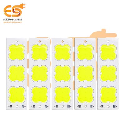 4V DC LED Butterfly shape High brightness LED Aluminum Yellow bead COB strip light bulbs pack of 10pcs