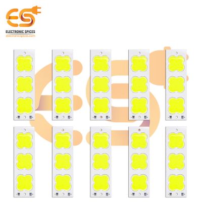 4V DC LED Butterfly shape High brightness LED Aluminum Yellow bead COB strip lights bulbs pack of 100pcs
