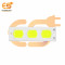 4V DC LED Hexagon shape High brightness LED Aluminum Yellow bead COB strip light bulb pack of 1pcs