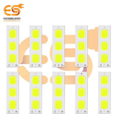 4V DC LED Hexagon shape High brightness LED Aluminum Yellow bead COB strip lights bulbs pack of 100pcs