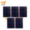 99mm x 69mm 6V 180mAh rectangle shape polycrystalline mini epoxy solar panels pack of 10pcs