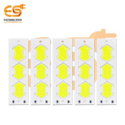 4V DC LED Double Arrow shape High brightness LED Aluminum Yellow bead COB strip light bulbs pack of 10pcs
