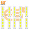 4V DC LED Double Arrow shape High brightness LED Aluminum Yellow bead COB strip lights bulbs pack of 100pcs