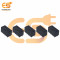 120V AC to 24V DC 2A 6 Terminal LT2S-12VDC-T Subminiature DPDT PCB panel mount power relay pack of 5pcs
