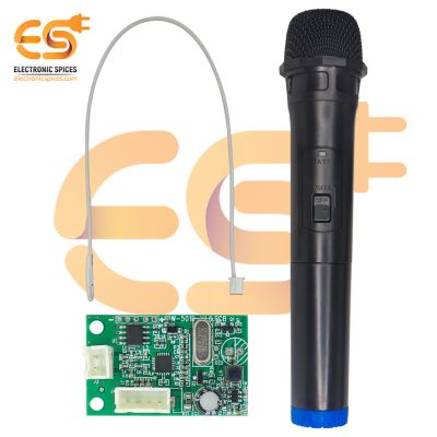 Wireless Mic with ON-OFF switch and Wireless receiver circuit module