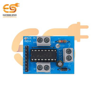 MADE IN INDIA L293D Motor driver module perfect for driving DC Motors and Stepper Motors