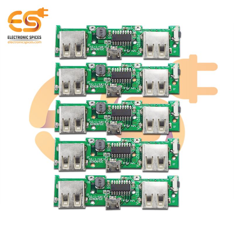 GD4142 Dual USB 5V 1A DC to DC step up booster power bank charging modules pack of 10pcs