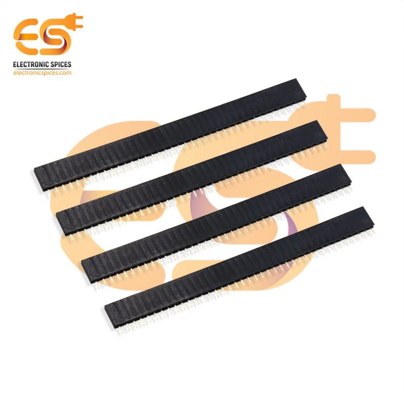Combo of General Purpose Printed Circuit Board, 2 Pieces + Female Berg Strip, 4 Pieces+ Male Berg Strip, 4 Pieces, with 4 Pieces wire connector