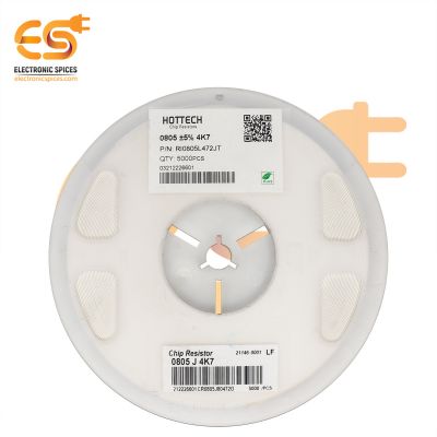 4.7K ohm 0805 High power SMD thick film chip resistors box of 5000pcs