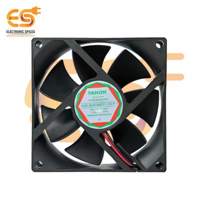 9025 3.5 inch (90x90x25mm) Brushless 12V DC exhaust cooling fan single piece