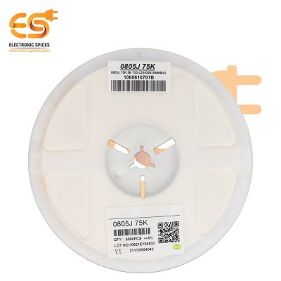 75K ohm 0805 High power SMD thick film chip resistors box of 5000pcs