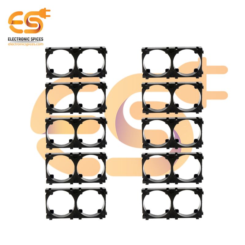 32650 Dual Lithium battery spacer hard plastic holder for DIY battery pack - 10 pieces