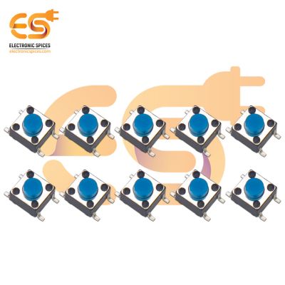 6 x 6 x 5mm Blue color tactile momentary push button switches pack of 200pcs
