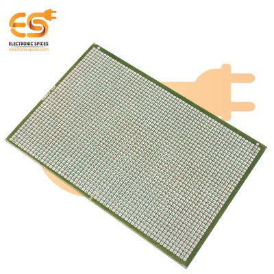152mm x 101mm ( 6 x 4 inches ) Copper clad single side 1mm pitch printed circuit board or PCB pack of 1pcs