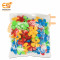 40mm diameter Multicolor 4 blade hard plastic build propeller pack of 100pcs