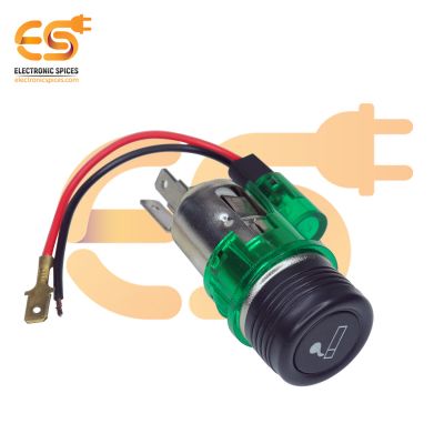 12V DC Auto car cigarette lighter Power socket outlet plug adapter Head and socket assembly