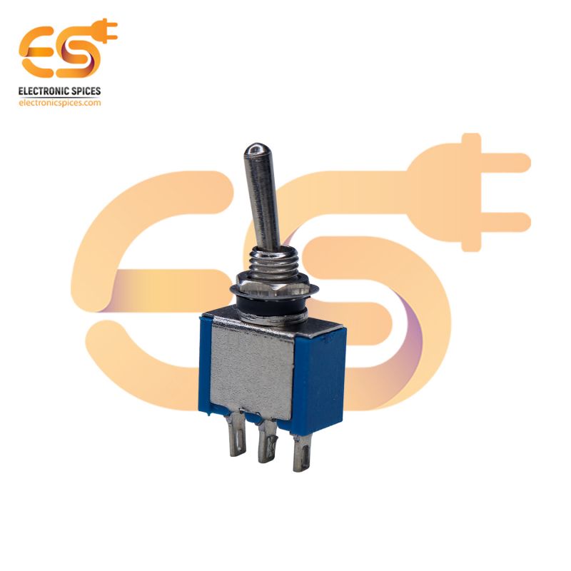 Buy 3A 125V 3 pin SPDT metal body mini toggle switches