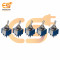 3A 125V 6 pin DPDT metal body mini toggle switch pack of 5pcs