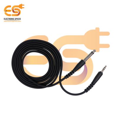 6.35mm to 2.5mm Male jack Mono to Mono audio cable for Mixer, Microphone, Electric Guitar