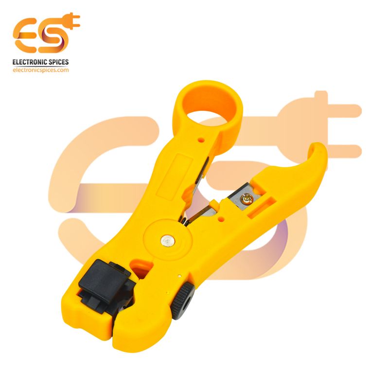 HT-352 Universal Cable Stripper Cutter for Flat or Round UTP Cat5 Cat6 Wire Coax Coaxial Stripping Tool