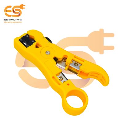 HT-352 Universal Cable Stripper Cutter for Flat or Round UTP Cat5 Cat6 Wire Coax Coaxial Stripping Tool