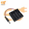 18650 3.7V 4 battery holder hard plastic case with 5.5mm pin pack of 1 (3.7V x 4 battery = 14.8Volt)
