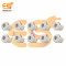 DC-099 5.5mm x 2.1mm White color Female jack 3 pin PCB Panel mount DC power connectors pack of 50pcs