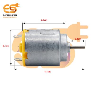3V DC Small carbon brushed high torque motor pack of 2pcs